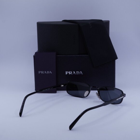 Prada PRB54S 1AB5Z1 Rectangle Sunglasses – Black - Picture 4 of 10